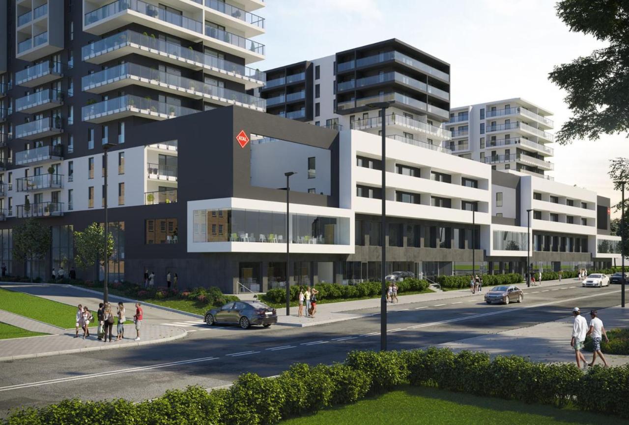 Q Apart Amber - Studio, Manufaktura, Klimatyzacja I Garaz Gratis, Netflix, Fv, Gwarancja Zadowolenia Lódź Exterior foto